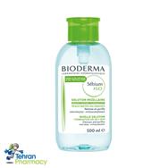 محلول پاک کننده پوست چرب سبيوم H2O بیودرما 500 میلی لیتر - Bioderma 